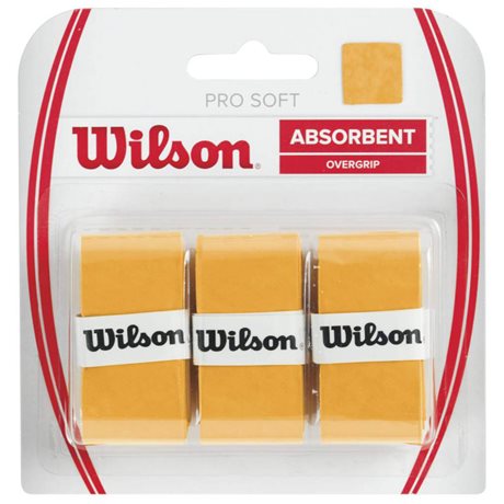 Wilson Pro Soft Overgrip X3 Gold