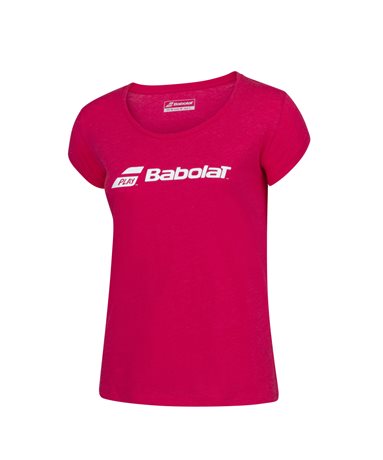 Babolat Exercise Tee Girl Red Rose