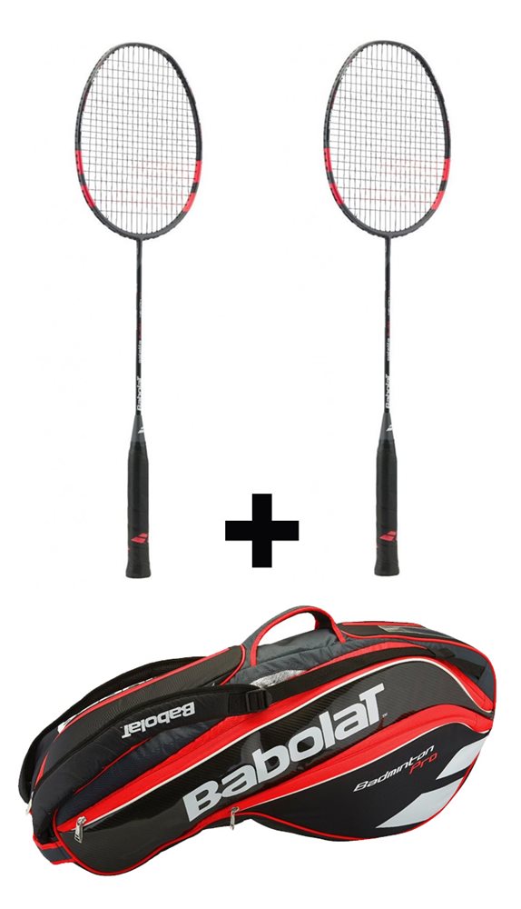 2ks Babolat Satelite 6.5 Blast Babolat Badminton Pro Line Racket