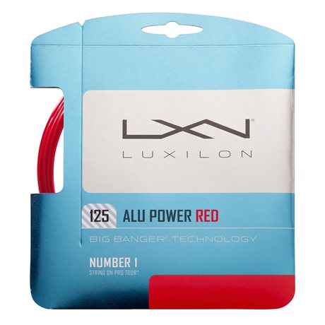 Luxilon Alu Power 1,25mm LE Red 12,2m
