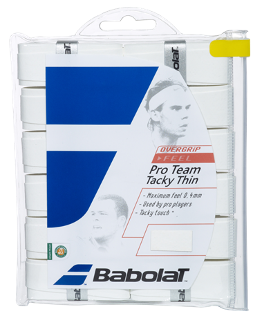 Babolat Pro Team Tacky Thin X12 White