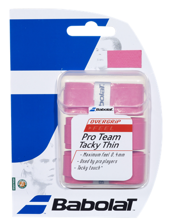 Babolat Pro Team Tacky Thin X3 Pink