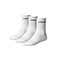 HEAD ponožky Short Crew bílé - 3 páry