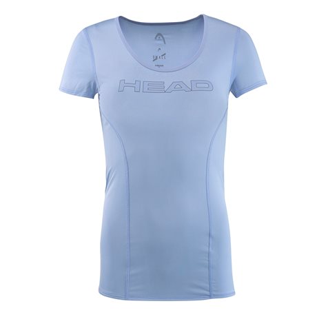 Head Basic Technical T-Shirt Girl Light Blue