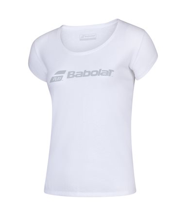 Babolat Exercise Tee Girl White/White